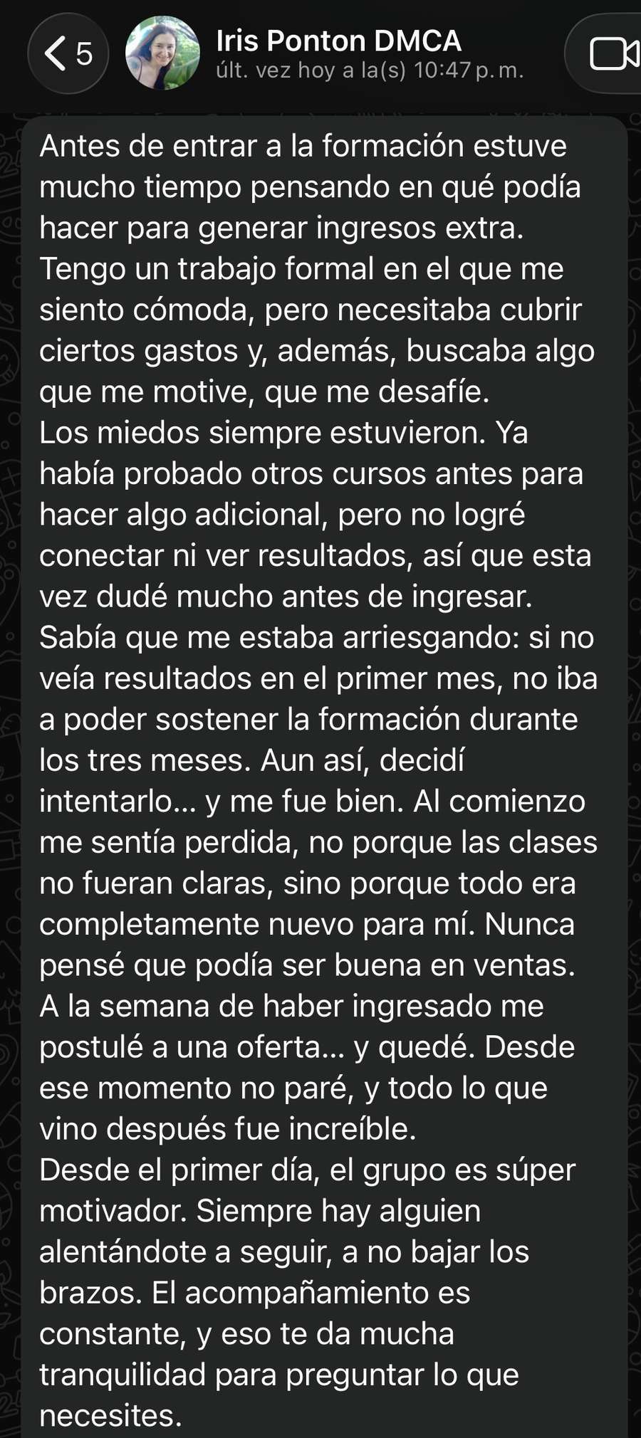 Testimonio 17