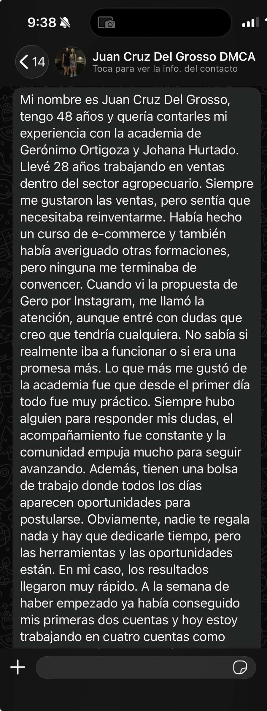 Testimonio 19