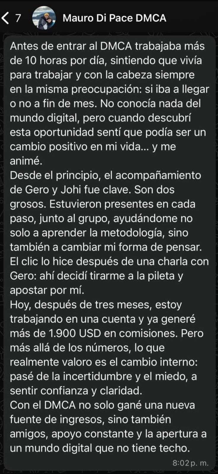 Testimonio 14