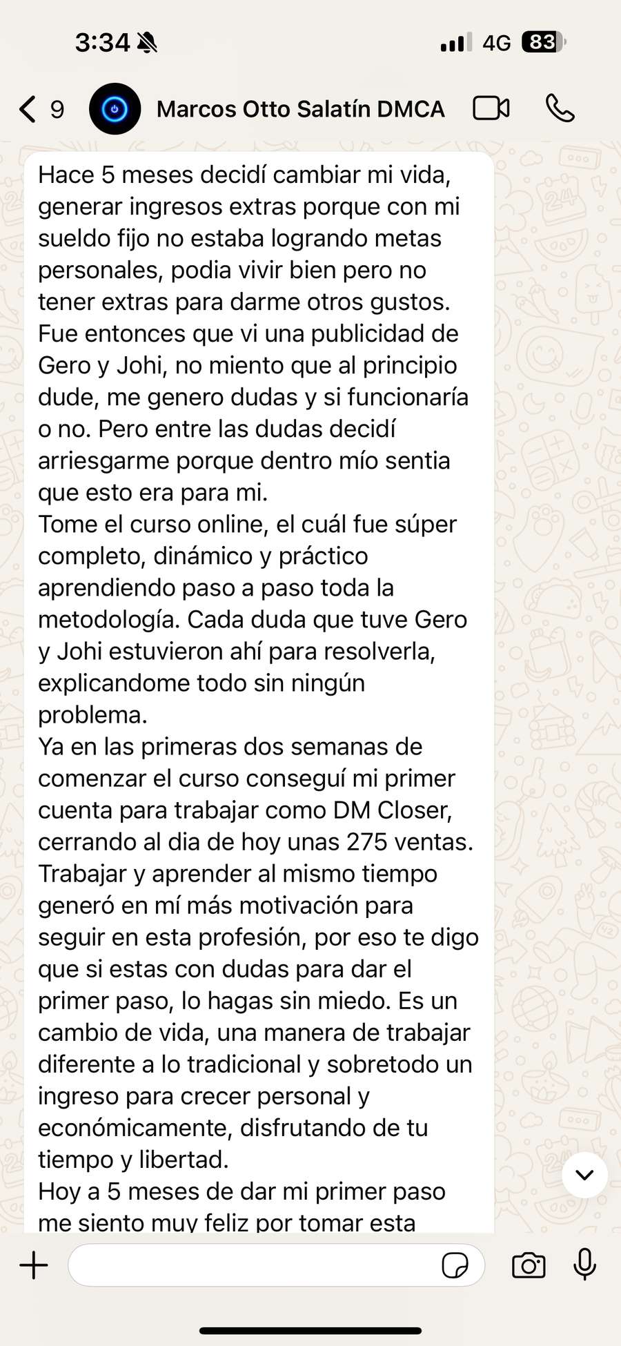Testimonio 37